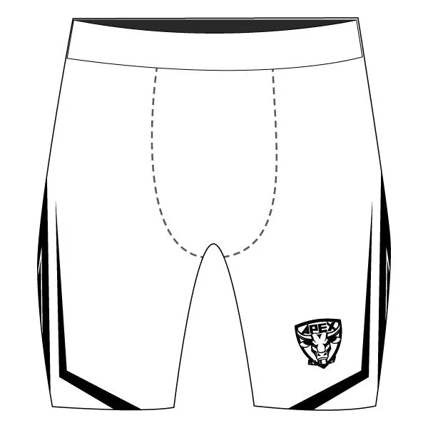 APEX BULLY Football Sublimated Compression Shorts