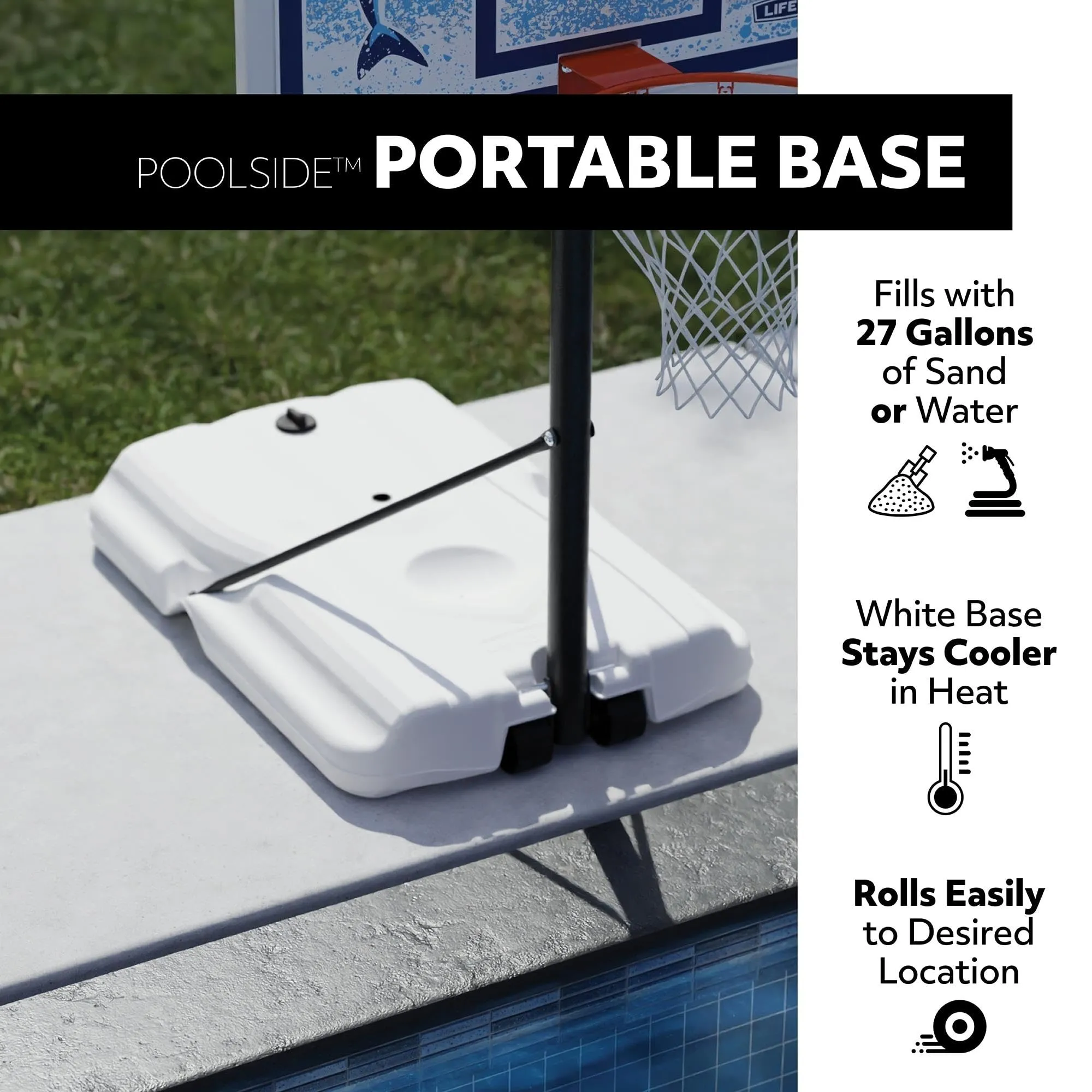 Basketball 44-inch Impact Poolside Portable 44" Multi