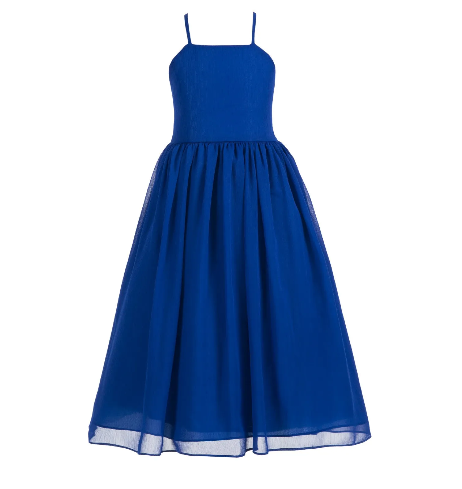Criss-Cross Chiffon Flower Girl Dress Special Occasion Dresses Pageant Gown Junior Princess 191(1)