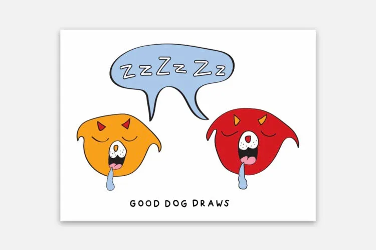 Drooly Sticker