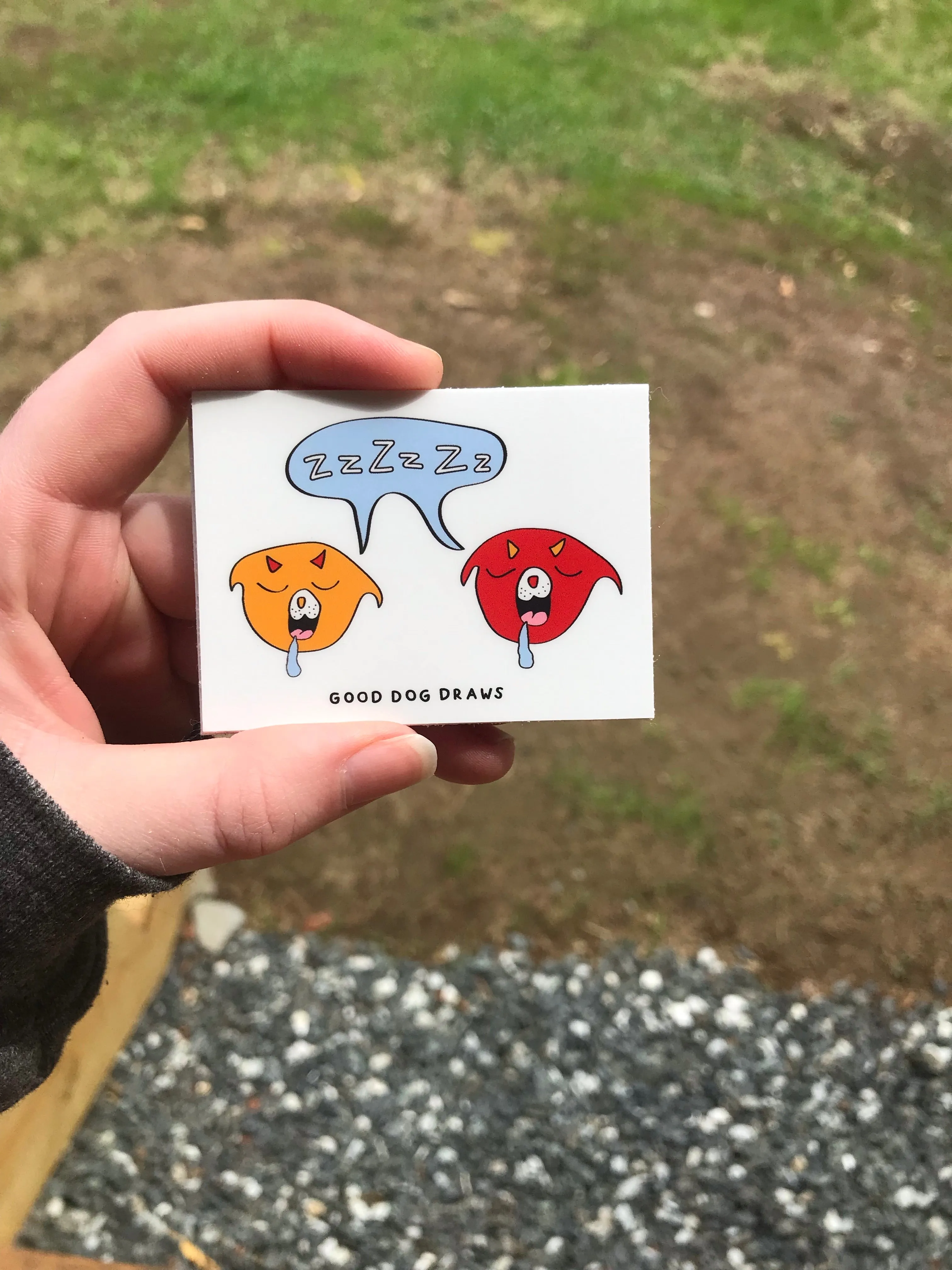 Drooly Sticker