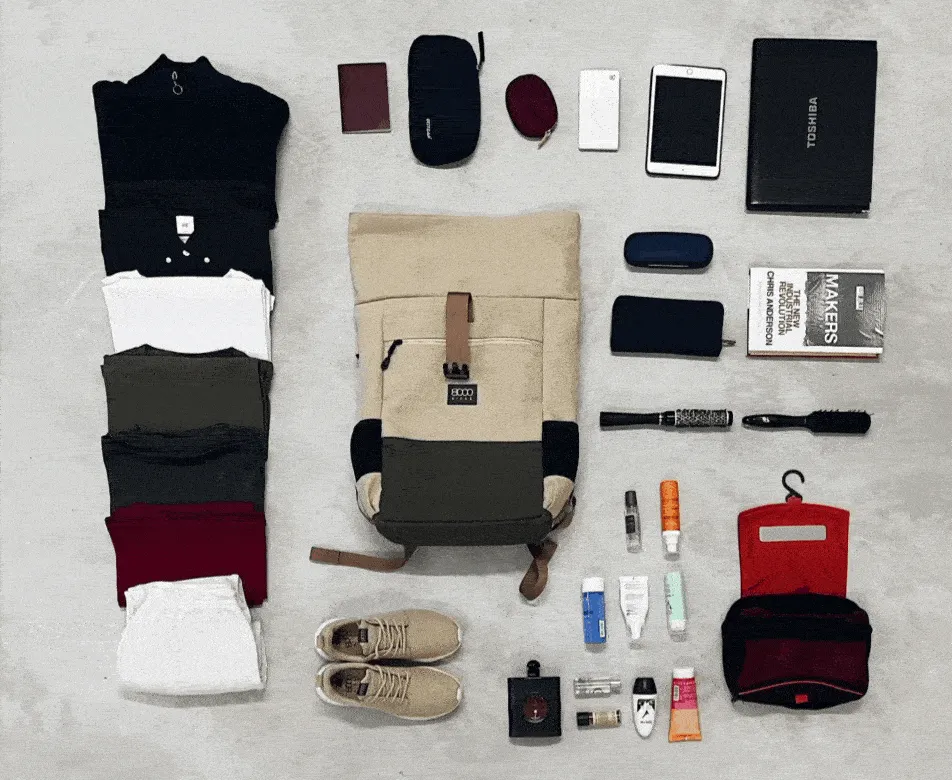 Everyday Vegan Hemp Backpack | Black