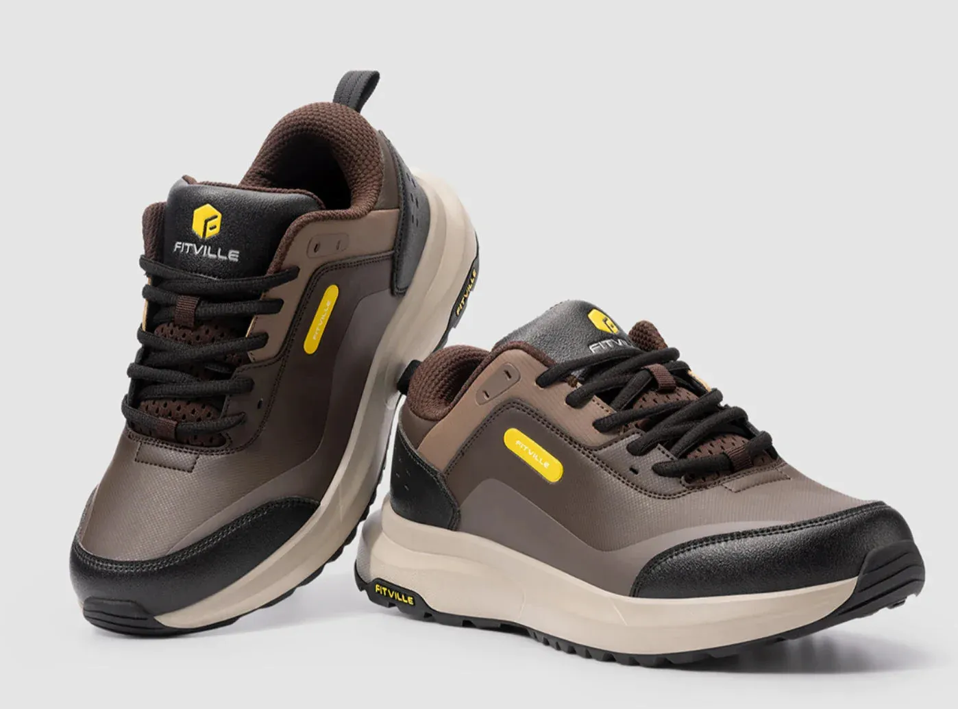 FitVille Men's Low-top Rugged Core Hiking Shoes by FitVille