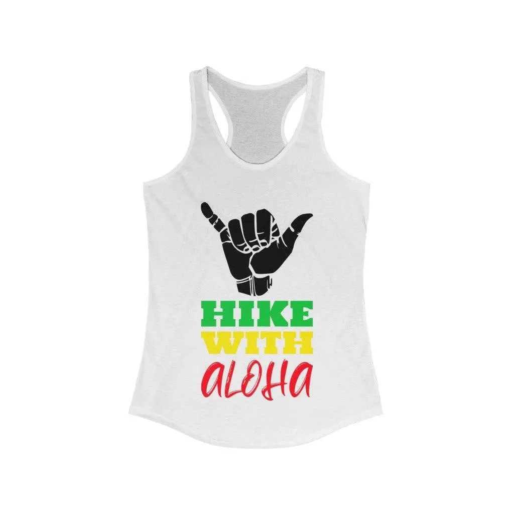 HIKE WITH ALOHA RACERBACK TANK
