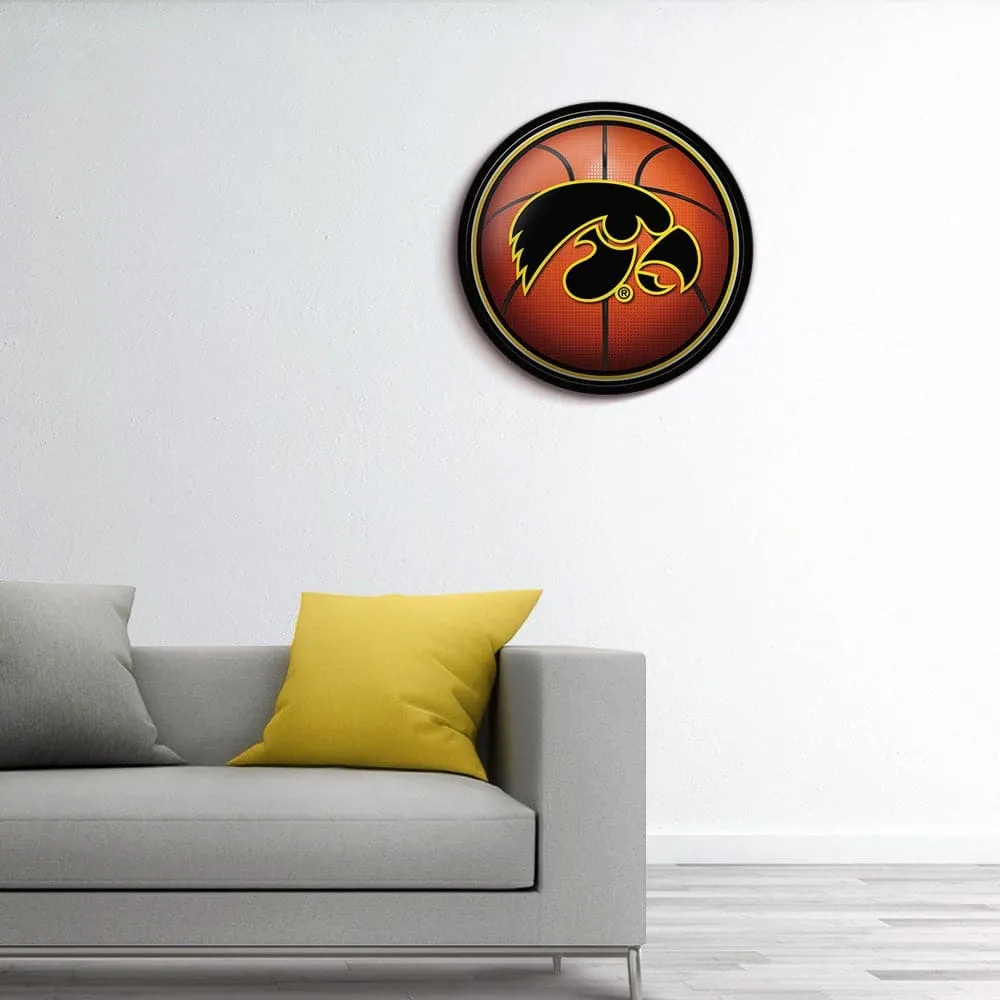 Iowa Hawkeyes: Basketball - Modern Disc Wall Sign