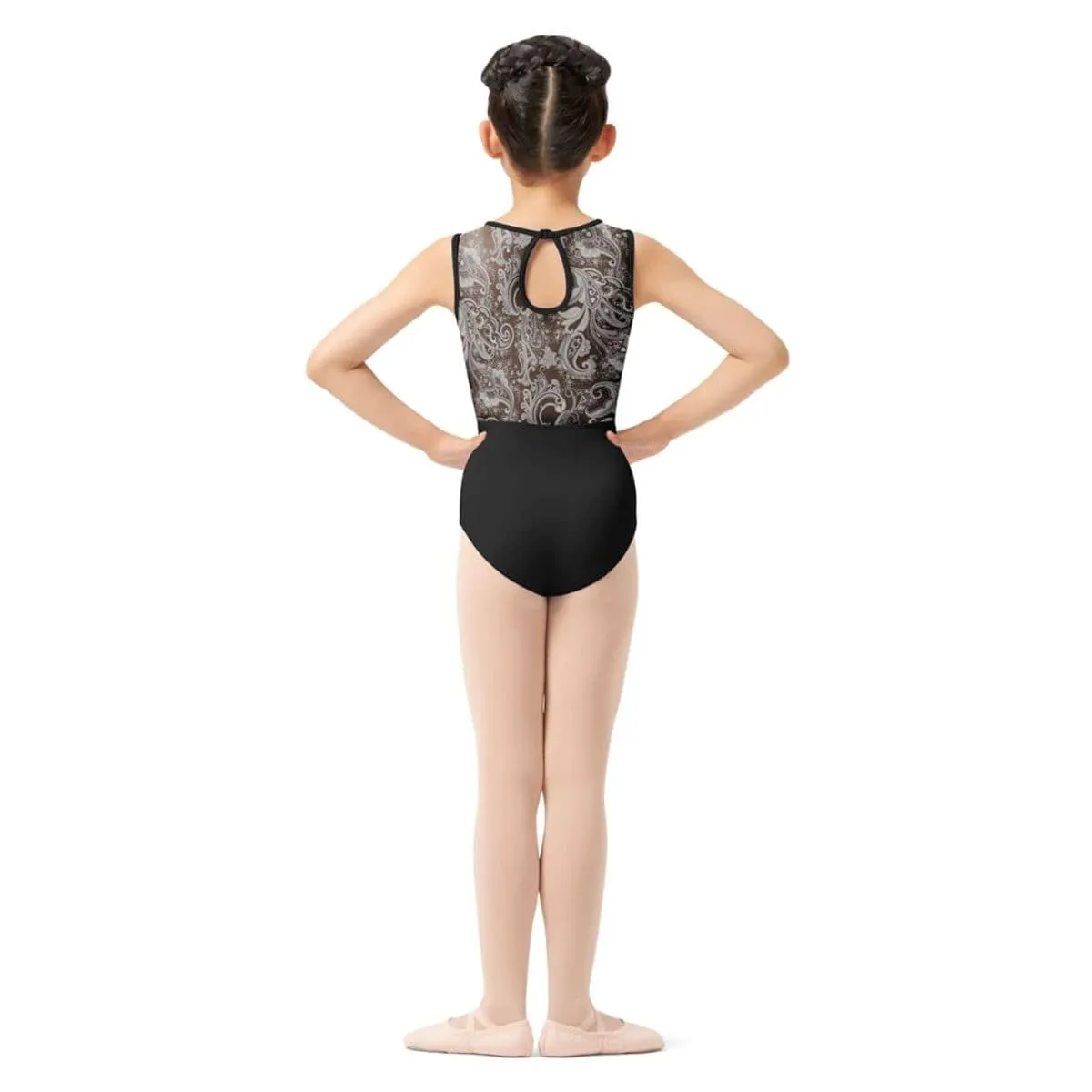 Mirella M486C Paisley Tank Leotard - Child