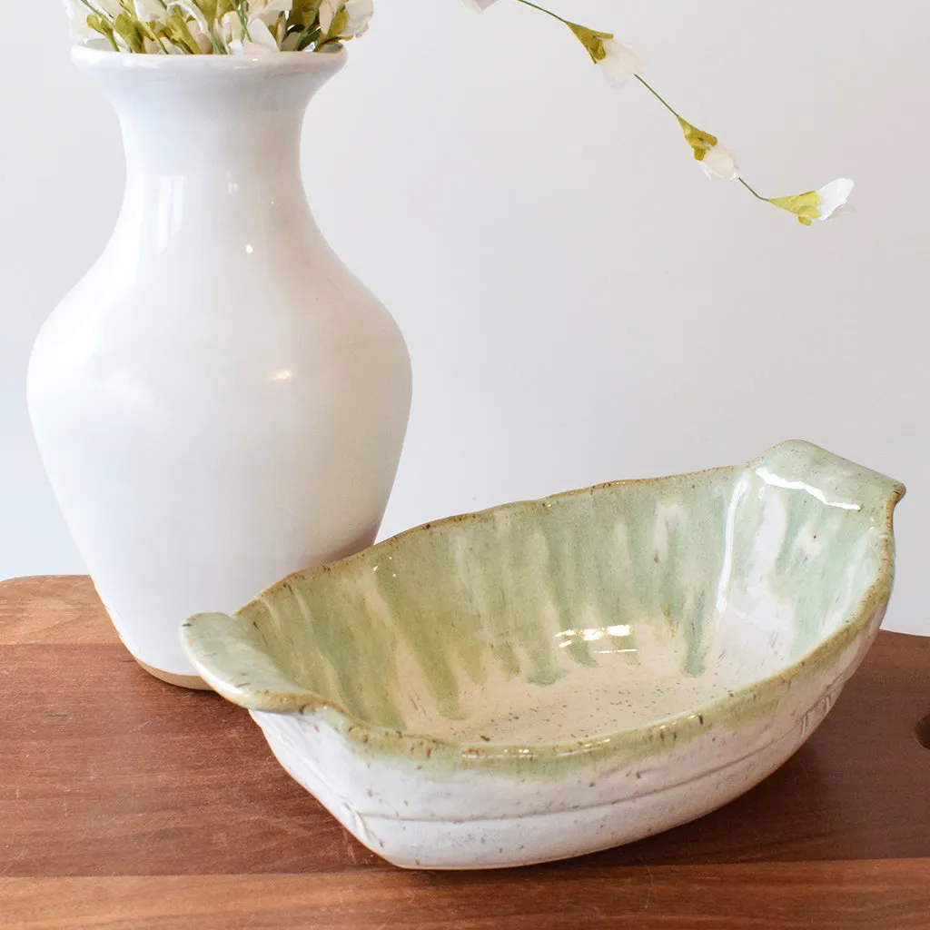 Oval Soufflé Dish Matcha