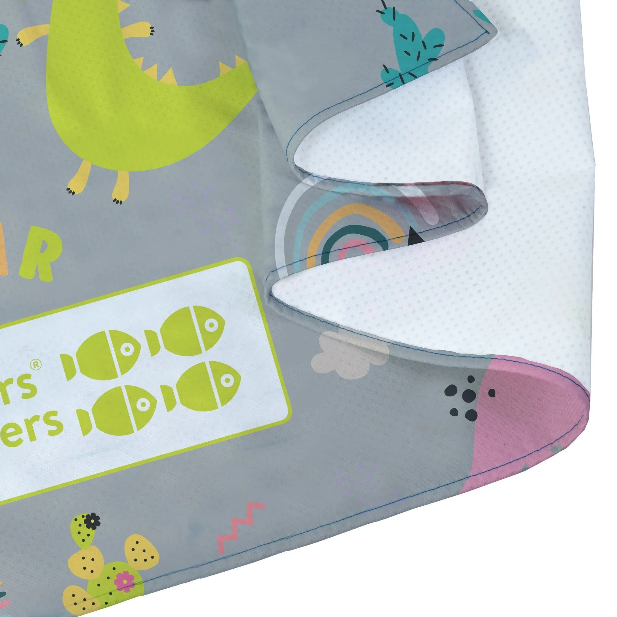 Reusable & Washable Splash Mat For Under High Chair | Large 130cm x 130cm Mats | Anti-Slip & Waterproof