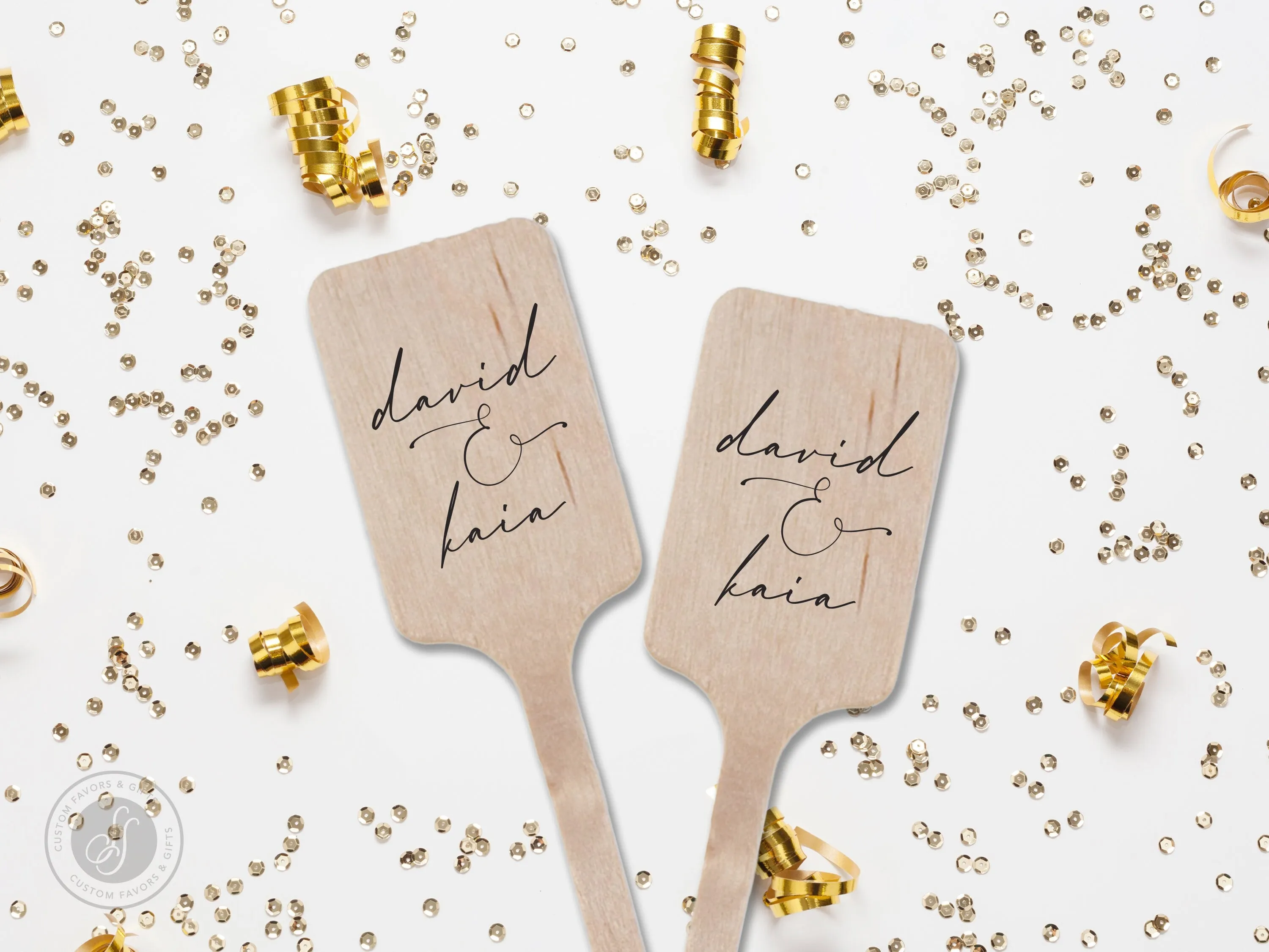 Wedding Stir Sticks #9 - Wooden Stir Sticks, Round, Oval, Rectangle Stir Sticks, Wedding Favor, Wedding Drink Stir Stick, Custom Stir Stick